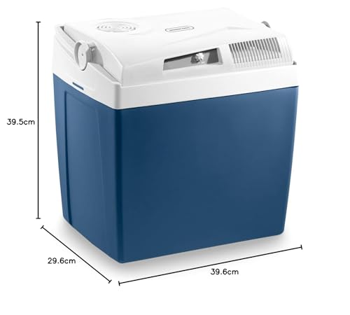 Mobicool ME24 Nevera Eléctrica Portátil de 23L, Mini Nevera para Coche, Camión, Barco y Autocaravana, 12V y 230V, Color Azul