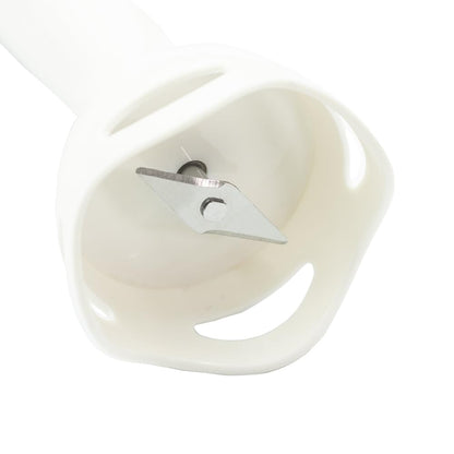 BEHOME Batidora de Mano, 250W, Acero Inoxidable, 2 Velocidades, Blanca