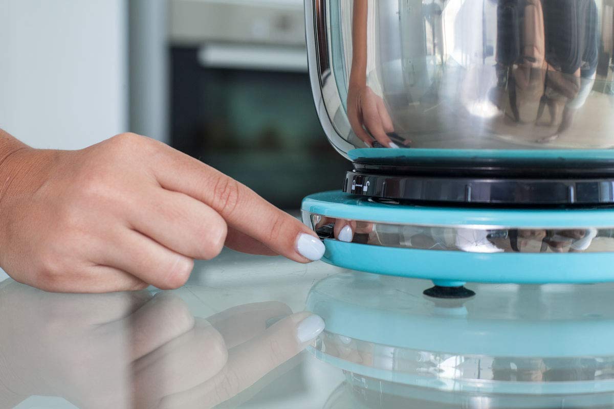 Cecotec Cecomixer Easy Batidora Amasadora, 250W, 3L, 6 Velocidades, Bol de Acero, Azul