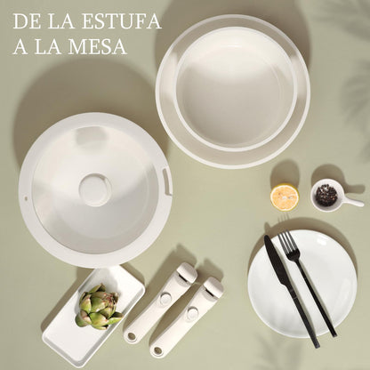 GiPP Juego de Ollas y Sartenes Cerámicas Antiadherente 11 Piezas, con Mangos Desmontables