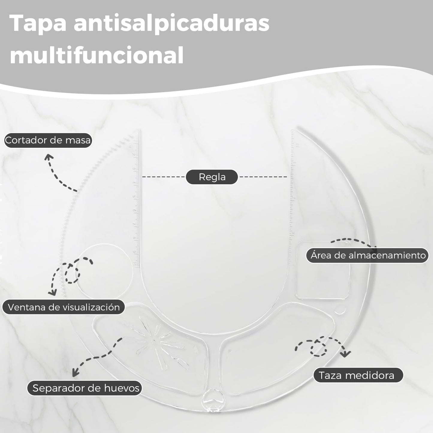 YASHE Batidora Amasadora 1500W, Doble Bol 4.5+5L, 10 Velocidades, Cabezal Inclinable