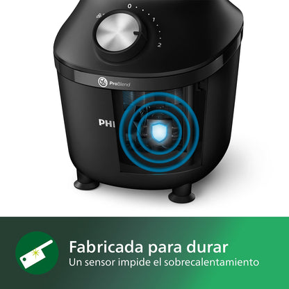Philips 3000 Series Batidora ProBlend Crush, 2L, 2 Velocidades + Turbo
