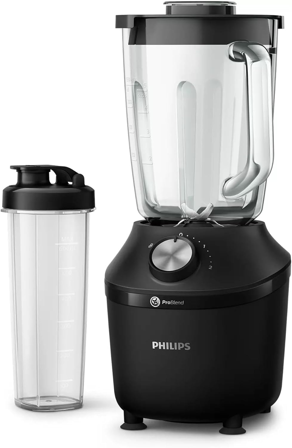 Philips 3000 Series Batidora ProBlend Crush, 2L, 2 Velocidades + Turbo