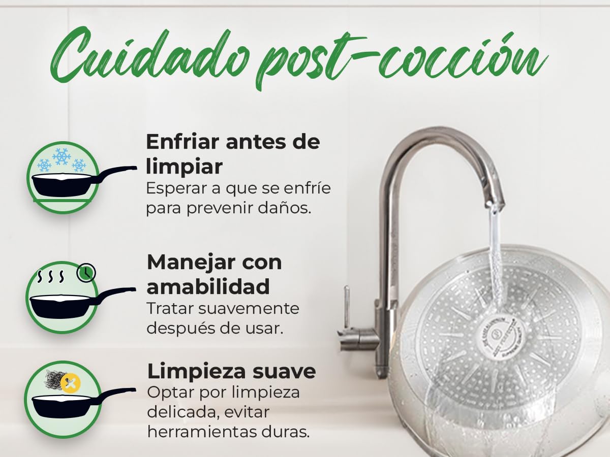 Just Perfecto Batería de Cocina 15 Piezas, Antiadherente, Aluminio, Inducción, Beige