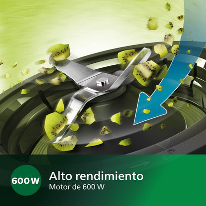 Philips 3000 Series Batidora ProBlend Crush, 2L, 2 Velocidades + Turbo