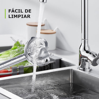 Bonsenkitchen Batidora de Mano, 1000W, Acero Inoxidable, Velocidades Variables